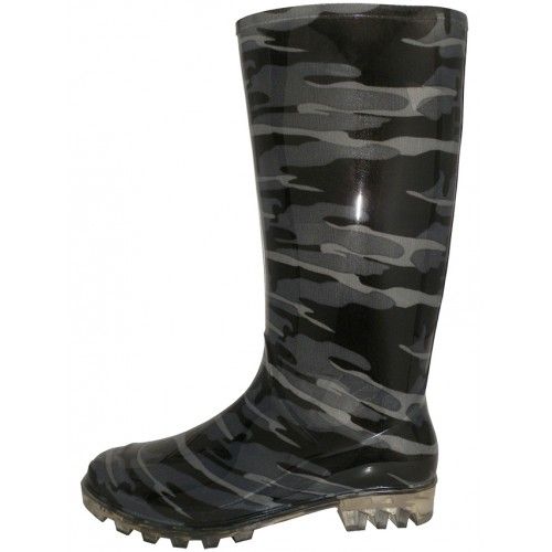 camo rain boots women's