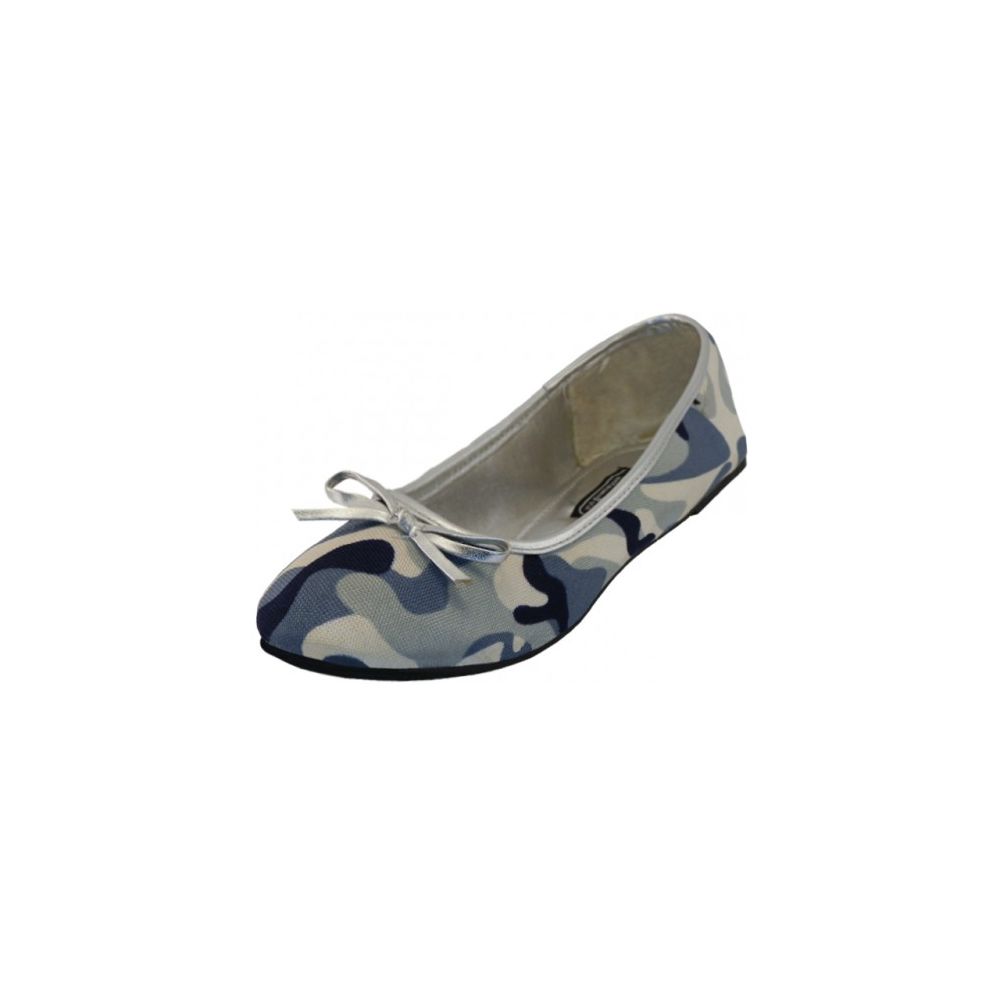 camouflage ballet flats