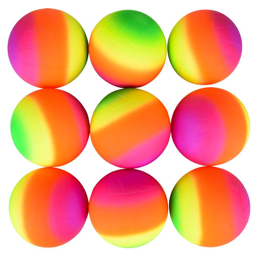 Wholesale Footwear 6" Rainbow Vinyl Ball