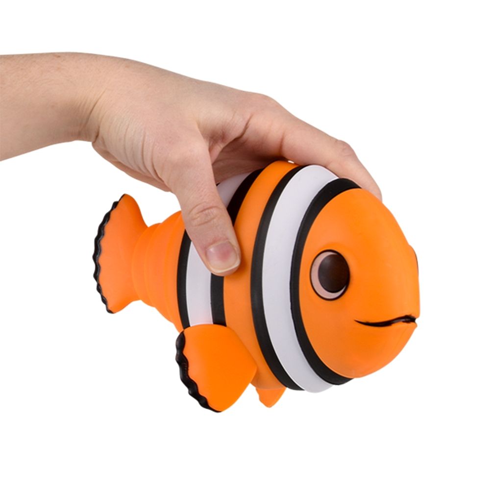 Wholesale Footwear 7" Wiggle Sensory Clown Fish 12ct