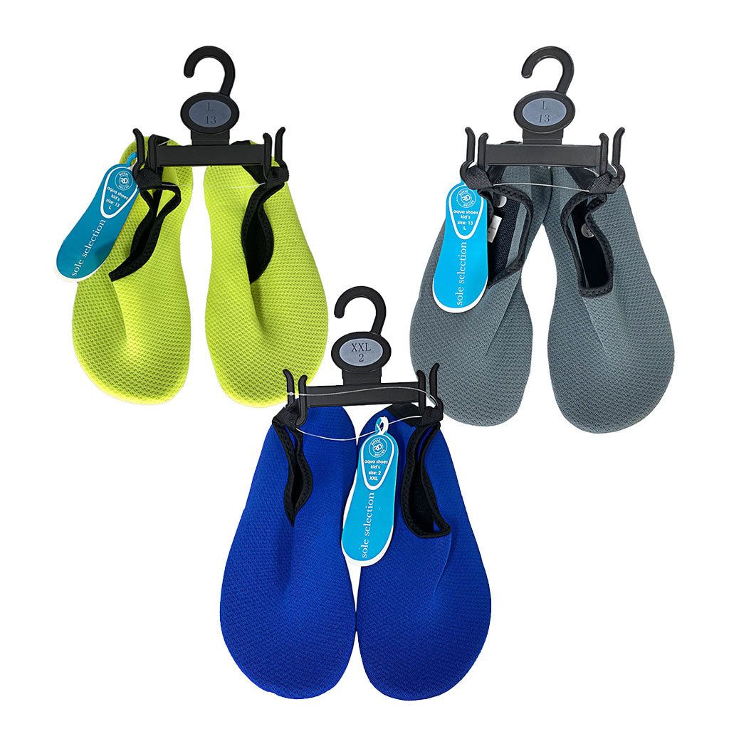 Wholesale Footwear Sole Selection Kid's Aqua Shoes