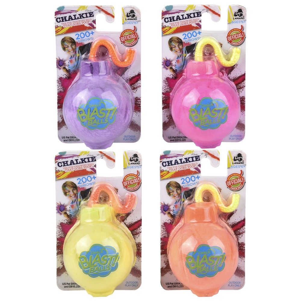 Wholesale Footwear Lanard Chalk Blast Balls 48pc Pdq