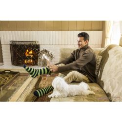 Wholesale Footwear Yacht & Smith Men's Assorted Colored Warm & Cozy Fuzzy Socks