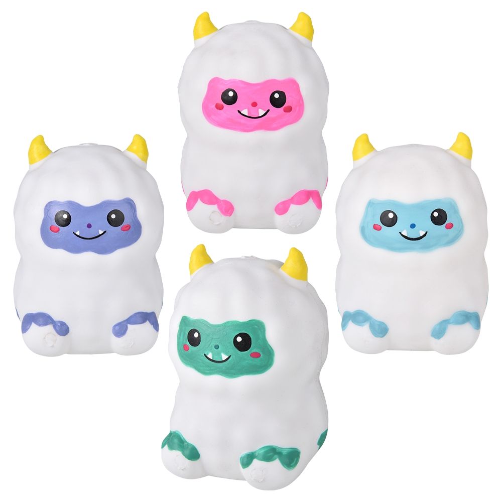 Wholesale Footwear 3.5" Squish And Stretchy Yeti