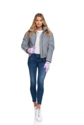 Wholesale Footwear Yacht And Smith Women's Assorted Striped Colored Fuzzy Gloves