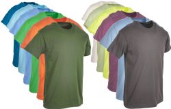 Wholesale Footwear Mens Cotton Short Sleeve T Shirts Mix Colors Size Med