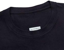 Wholesale Footwear Mens Cotton Crew Neck Short Sleeve T-Shirts Black, X-Large
