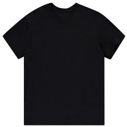 Wholesale Footwear Mens Cotton Crew Neck Short Sleeve T-Shirts Black, XxX-Large