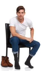 Wholesale Footwear Yacht & Smith Men's Winter Thermal Crew Socks Size 10-13