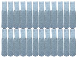 Wholesale Footwear Yacht & Smith 17 Inch Kids Tube Socks Size 6-8 Solid Gray