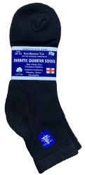 Wholesale Footwear Socksnbulk Mens Cotton Diabetic NoN-Binding Ankle Socks Size 10-13 Black