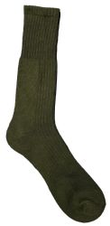 Wholesale Footwear Yacht & Smith Men's Army Socks, Military Grade Socks Size 10-13 Solid Army Green