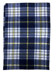 Wholesale Footwear Yacht & Smith Unisex Warm Winter Plaid Fleece Scarfs Assorted Colors Size 60x12