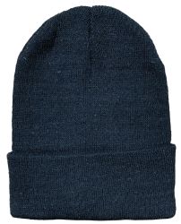 Wholesale Footwear Yacht & Smith Black Unisex Winter Warm Beanie Hats, Cold Resistant Winter Hat Bulk Buy