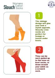 Wholesale Footwear Yacht & Smith Slouch Socks For Women, Assorted Colors Size 9-11 - Womens Crew Sock