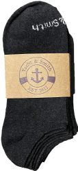 Wholesale Footwear Yacht & Smith Kids Unisex 97% Cotton Low Cut No Show Loafer Socks Size 6-8 Solid White