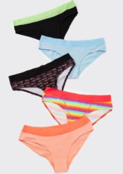 Wholesale Footwear Undies'nbulk Assorted Cuts And Prints 95% Cotton Women's Panties Size Xlarge