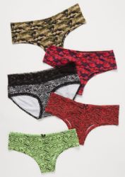 Wholesale Footwear Undies'nbulk Assorted Cuts And Prints 95% Cotton Women's Panties Size Xlarge