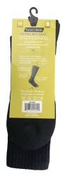 Wholesale Footwear Yacht & Smith Men's Army Socks, Military Grade Socks Size 10-13 Solid Black