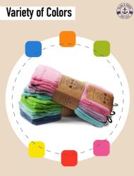 Wholesale Footwear Yacht & Smith Slouch Socks For Women, Assorted Pastel Size 9-11 - Womens Crew Sock	