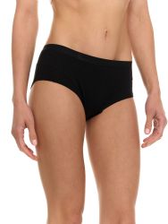 Wholesale Footwear Yacht & Smith Womens Cotton Lycra Underwear Black Panty Briefs In Bulk, 95% Cotton Soft Size X-Large