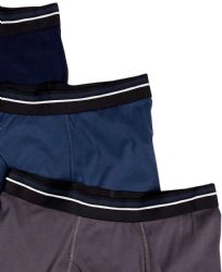 Wholesale Footwear Yacht & Smith Mens 100% Cotton Boxer Brief Assorted Colors Size 2xl