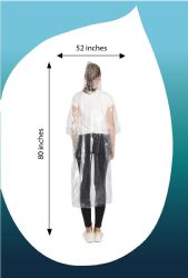Wholesale Footwear Yacht & Smith Unisex One Size Reusable Rain Poncho Assorted Colors 60g Peva