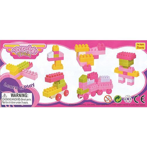 Wholesale Footwear 36 Piece Bullet Train Block Sets