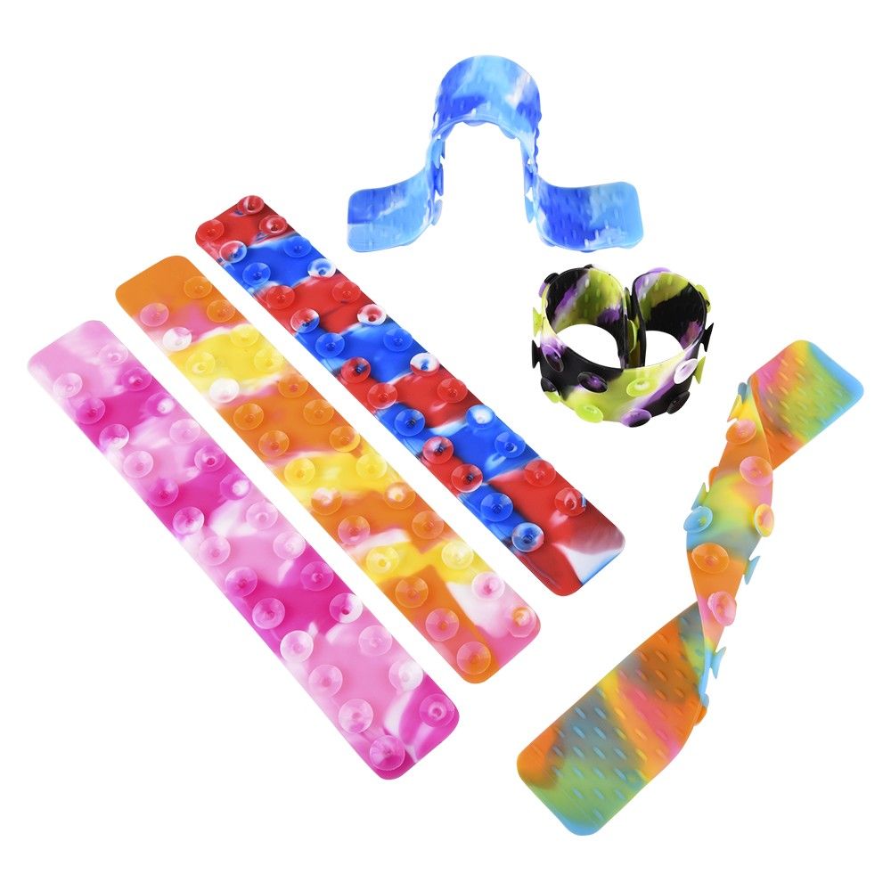 Wholesale Footwear Silicone Stick On Suction Strips 10"