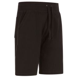 Wholesale Footwear Mens Cotton Fleece 3 Pocket Shorts Black Size Small
