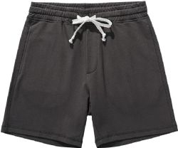 Wholesale Footwear Mens Cotton Fleece 3 Pocket Shorts Charcoal Gray Size Small