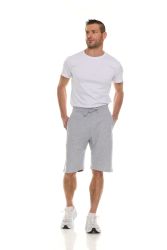 Wholesale Footwear Mens Cotton Fleece 3 Pocket Shorts Heather Gray Size Small
