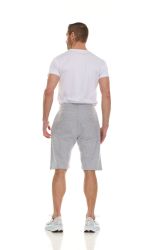 Wholesale Footwear Mens Cotton Fleece 3 Pocket Shorts Heather Gray Size Small
