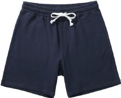 Wholesale Footwear Mens Cotton Fleece 3 Pocket Shorts Navy Size 3X-Large