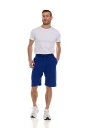 Wholesale Footwear Mens Cotton Fleece 3 Pocket Shorts Royal Blue Size 3X-Large