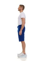 Wholesale Footwear Mens Cotton Fleece 3 Pocket Shorts Royal Blue Size 3X-Large