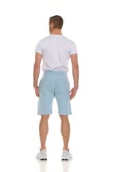 Wholesale Footwear Mens Cotton Fleece 3 Pocket Shorts Powder Blue Size X-Large