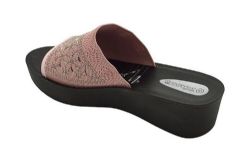 Wholesale Footwear Platform Sandals For Women Sole Open Toe In Color Pink Size 7-11