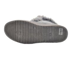 Wholesale Footwear Women Faux Fur Winter Bow Ankle Boots Color Grey Size 5-10