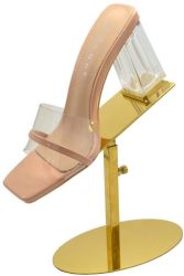 Wholesale Footwear Luxury Gold Shoe Stand