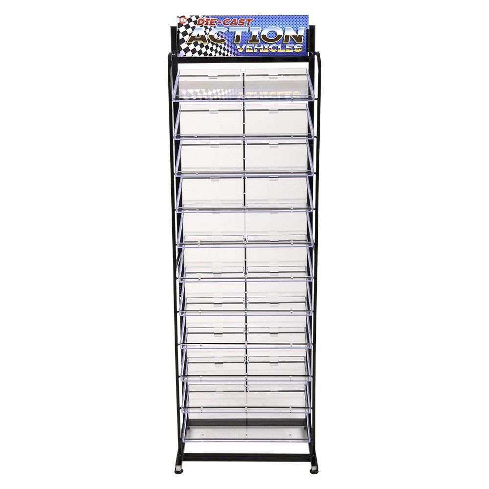 Wholesale Footwear Metal Display Rack 56" For Die Cast Cars