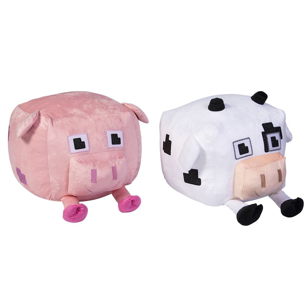 Wholesale Footwear 16" X 11" Pixel Cow & Pig (ss)