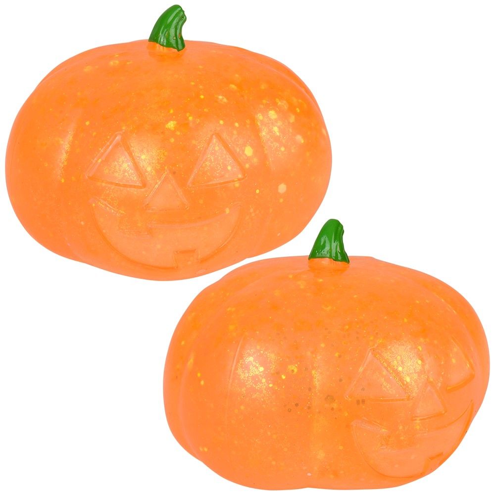 Wholesale Footwear 3.75" Jack O Lantern Squeezy Sugar Ball