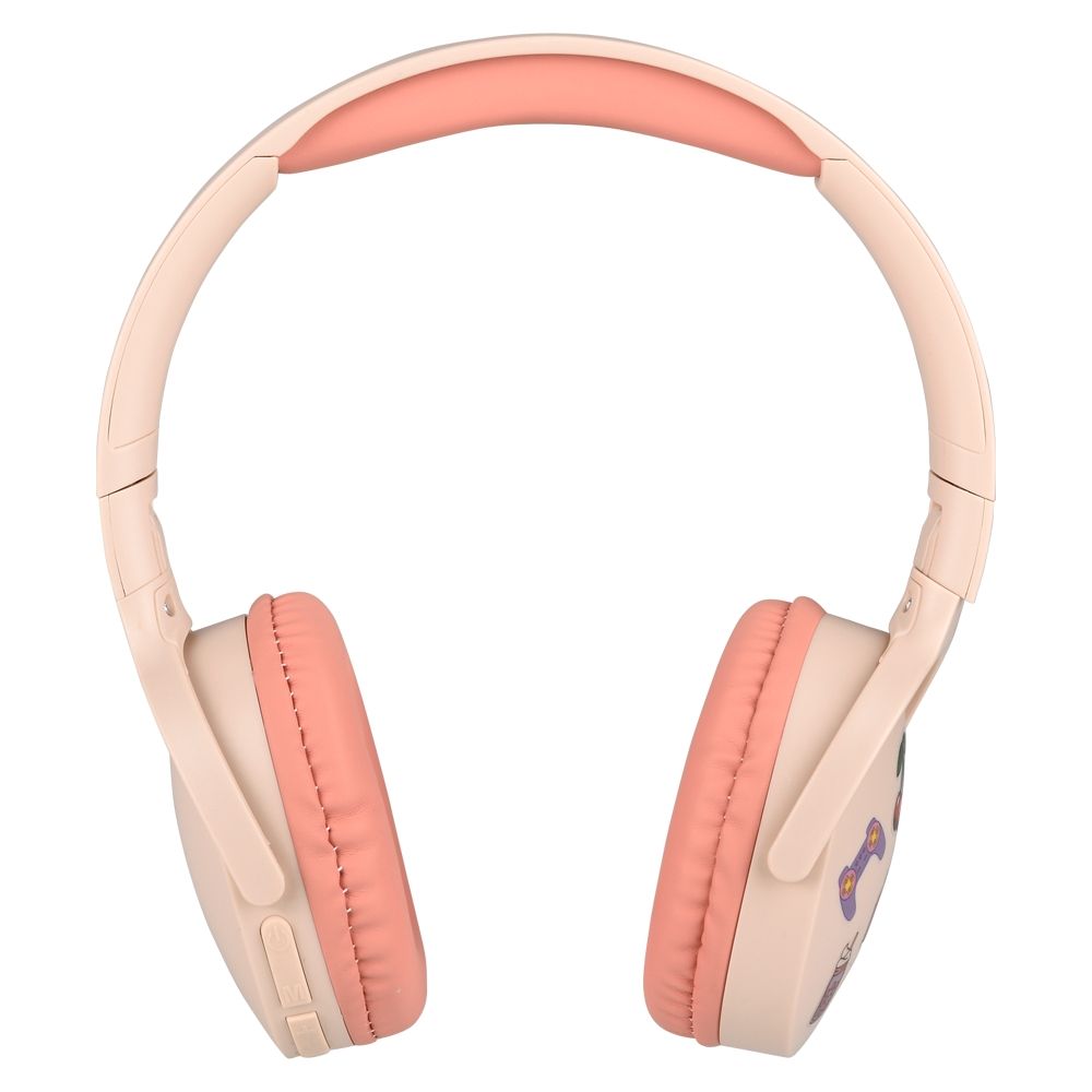 Wholesale Footwear Gentek Wireless Headphones With Stickers (pink)