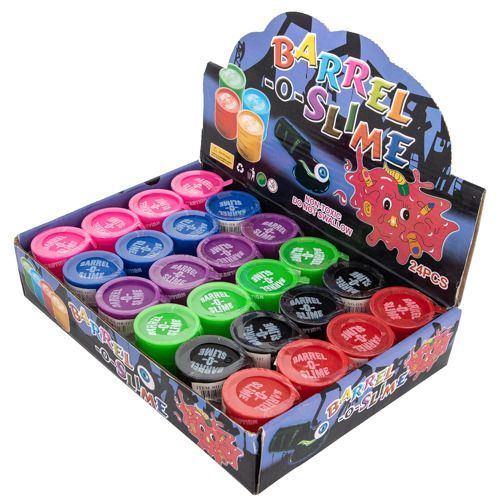 Wholesale Footwear Colored BarreL-O-Slime.