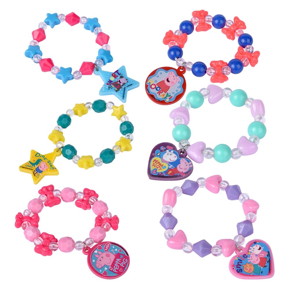 Wholesale Footwear Forever Clever Peppa Pig Charm Bracelet Egg 36ct