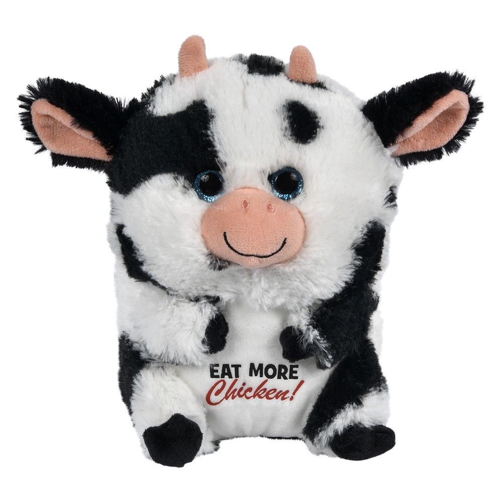 Wholesale Footwear 7" Belly Buddy Cow Eat More Chicken