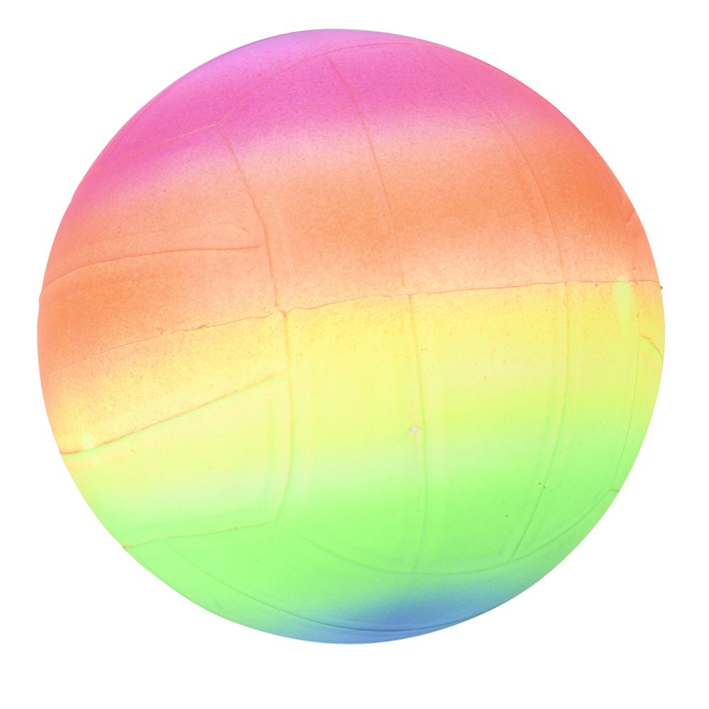 Wholesale Footwear 6" Rainbow Sports Vinyl Ball