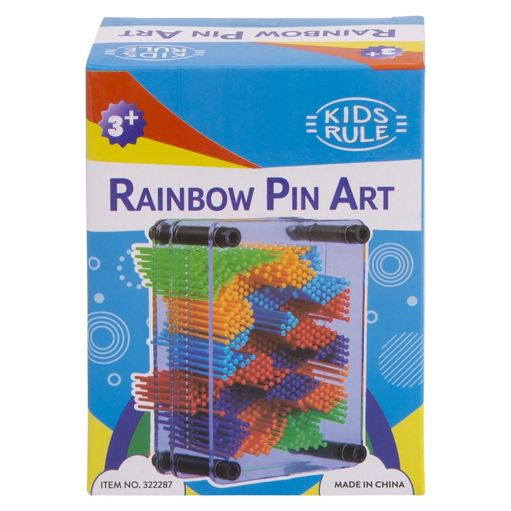 Wholesale Footwear Rainbow Pin Art 4.5in