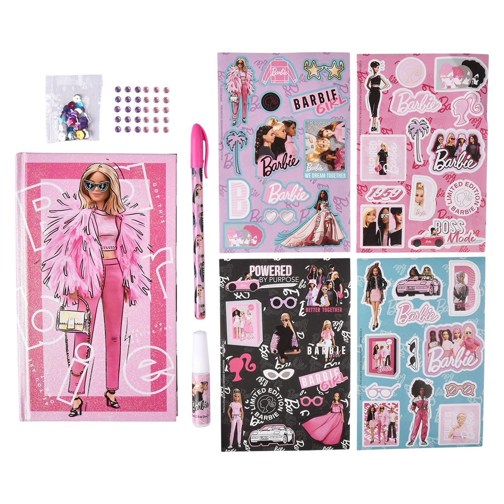 Wholesale Footwear Barbie Sparkle Journal Set